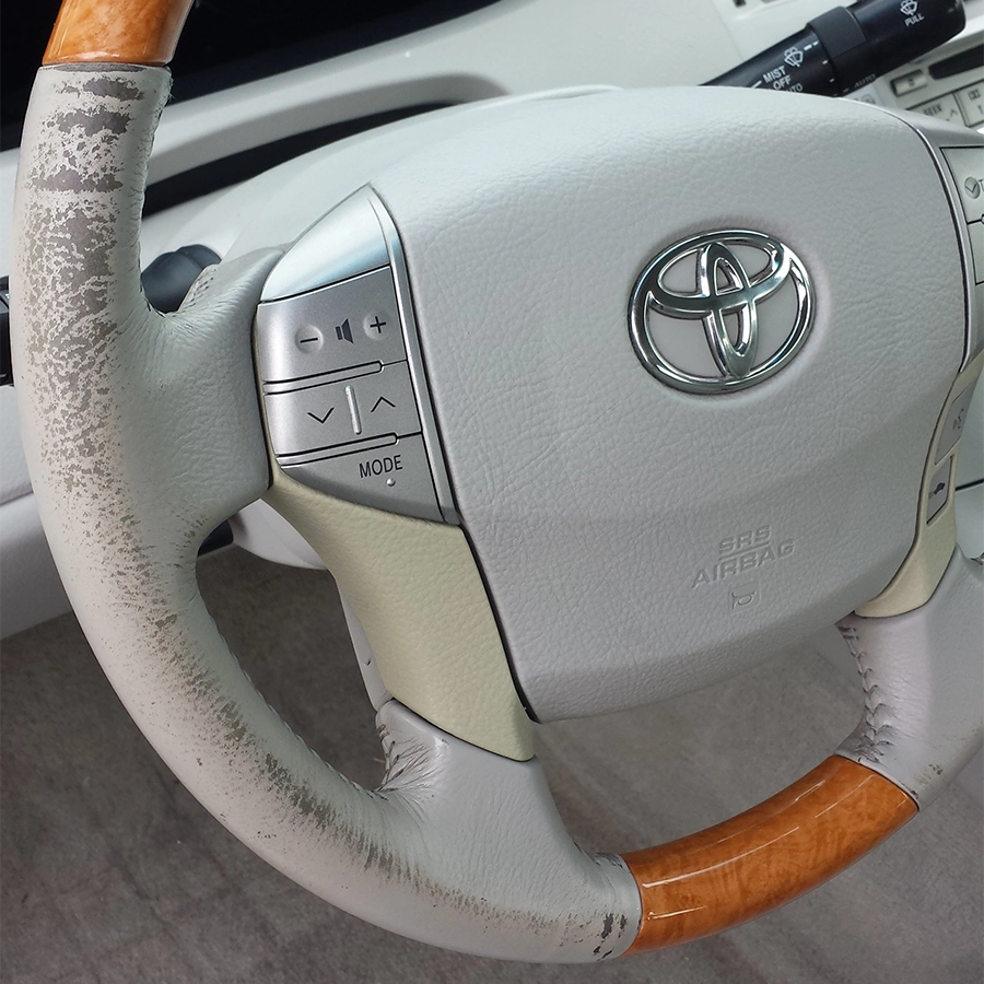 Steering Wheel Fabric Repair