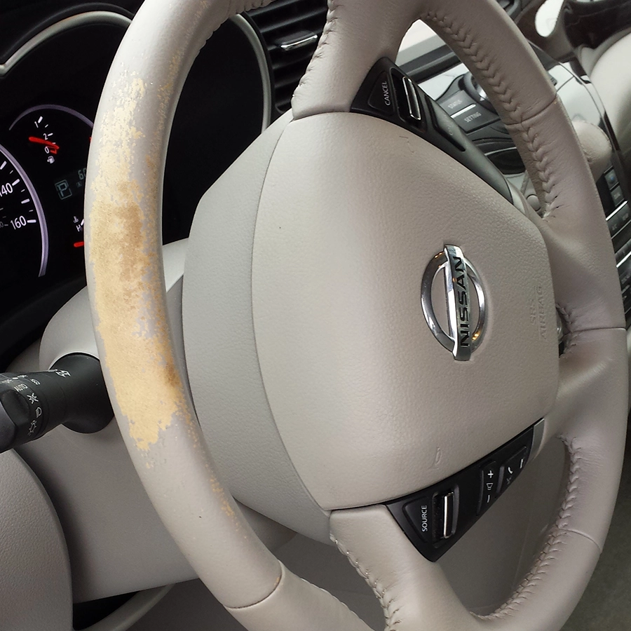 Steering Wheel Fabric Repair